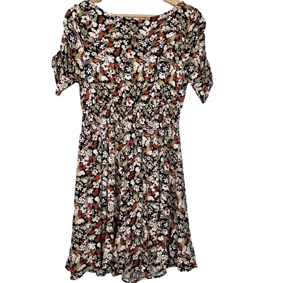 Free People Forget Me Not Floral Smocked Mini Dress - Picture 10 of 12